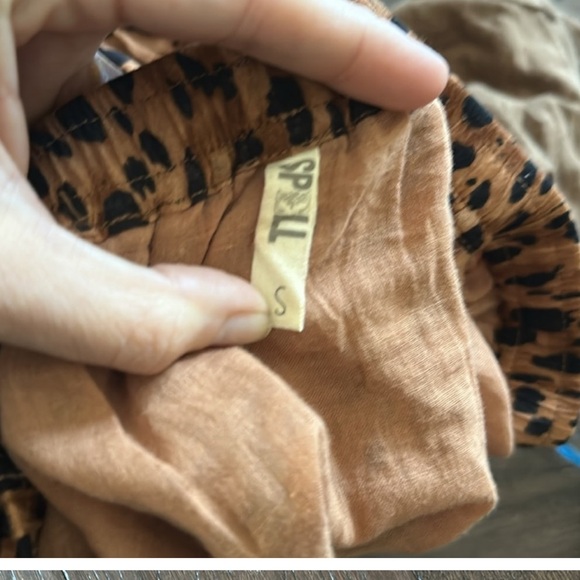 Spell & the Gypsy collective designs sapphire kerchief leopard maxi skirt RARE - Picture 5 of 7